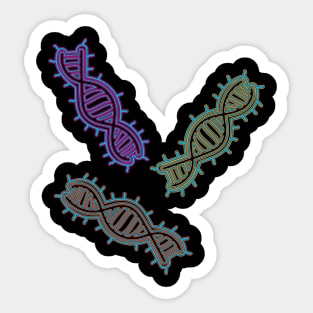 Floating DNA Sticker